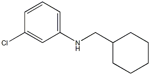 3-chloro-N-(cyclohexylmethyl)aniline Structure