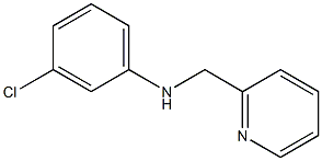 3-chloro-N-(pyridin-2-ylmethyl)aniline 구조식 이미지