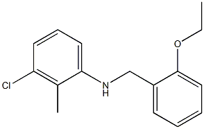 3-chloro-N-[(2-ethoxyphenyl)methyl]-2-methylaniline 구조식 이미지