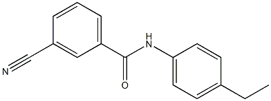 3-cyano-N-(4-ethylphenyl)benzamide 구조식 이미지
