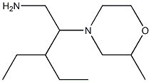 3-ethyl-2-(2-methylmorpholin-4-yl)pentan-1-amine 구조식 이미지