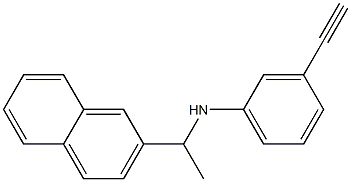 3-ethynyl-N-[1-(naphthalen-2-yl)ethyl]aniline Structure