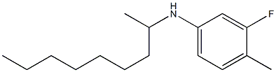 3-fluoro-4-methyl-N-(nonan-2-yl)aniline 구조식 이미지