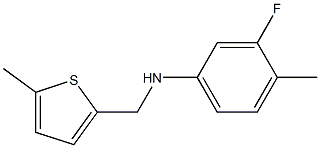 3-fluoro-4-methyl-N-[(5-methylthiophen-2-yl)methyl]aniline 구조식 이미지