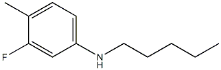 3-fluoro-4-methyl-N-pentylaniline 구조식 이미지