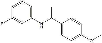 3-fluoro-N-[1-(4-methoxyphenyl)ethyl]aniline 구조식 이미지