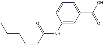 3-hexanamidobenzoic acid Structure