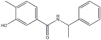 3-hydroxy-4-methyl-N-(1-phenylethyl)benzamide Structure