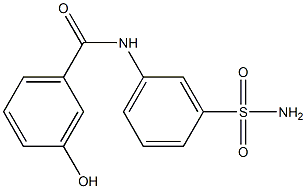 3-hydroxy-N-(3-sulfamoylphenyl)benzamide Structure