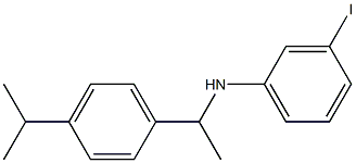 3-iodo-N-{1-[4-(propan-2-yl)phenyl]ethyl}aniline Structure