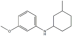 3-methoxy-N-(3-methylcyclohexyl)aniline 구조식 이미지