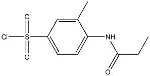 3-methyl-4-propanamidobenzene-1-sulfonyl chloride Structure
