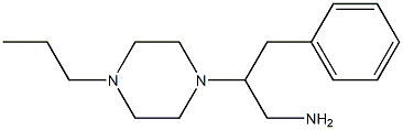 3-phenyl-2-(4-propylpiperazin-1-yl)propan-1-amine 구조식 이미지