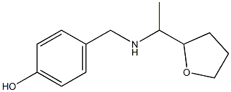 4-({[1-(oxolan-2-yl)ethyl]amino}methyl)phenol Structure