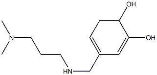 4-({[3-(dimethylamino)propyl]amino}methyl)benzene-1,2-diol Structure