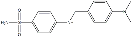 4-({[4-(dimethylamino)phenyl]methyl}amino)benzene-1-sulfonamide Structure