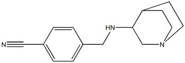 4-({1-azabicyclo[2.2.2]octan-3-ylamino}methyl)benzonitrile 구조식 이미지