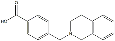 4-(1,2,3,4-tetrahydroisoquinolin-2-ylmethyl)benzoic acid Structure