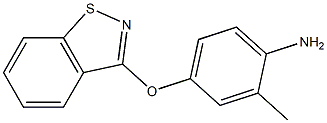 4-(1,2-benzisothiazol-3-yloxy)-2-methylaniline Structure