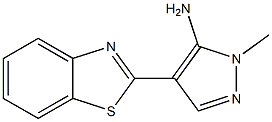 4-(1,3-benzothiazol-2-yl)-1-methyl-1H-pyrazol-5-amine 구조식 이미지