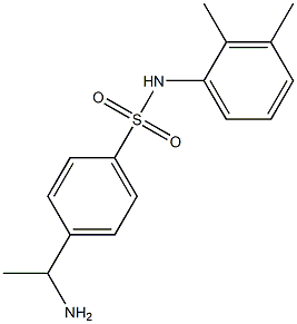 4-(1-aminoethyl)-N-(2,3-dimethylphenyl)benzene-1-sulfonamide Structure