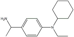 4-(1-aminoethyl)-N-cyclohexyl-N-ethylaniline Structure