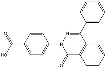 4-(1-oxo-4-phenylphthalazin-2(1H)-yl)benzoic acid 구조식 이미지