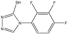 4-(2,3,4-trifluorophenyl)-4H-1,2,4-triazole-3-thiol 구조식 이미지