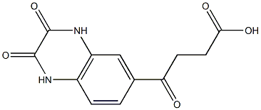 4-(2,3-dioxo-1,2,3,4-tetrahydroquinoxalin-6-yl)-4-oxobutanoic acid 구조식 이미지