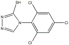 4-(2,4,6-trichlorophenyl)-4H-1,2,4-triazole-3-thiol Structure