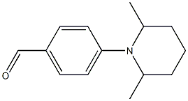 4-(2,6-dimethylpiperidin-1-yl)benzaldehyde Structure