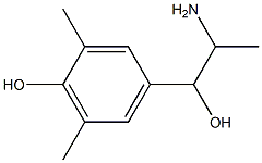 4-(2-amino-1-hydroxypropyl)-2,6-dimethylphenol 구조식 이미지