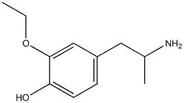 4-(2-aminopropyl)-2-ethoxyphenol Structure