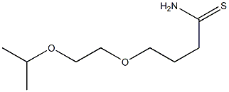 4-(2-isopropoxyethoxy)butanethioamide 구조식 이미지