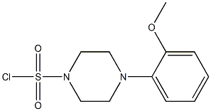 4-(2-methoxyphenyl)piperazine-1-sulfonyl chloride 구조식 이미지