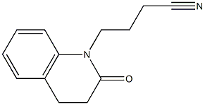 4-(2-oxo-3,4-dihydroquinolin-1(2H)-yl)butanenitrile 구조식 이미지