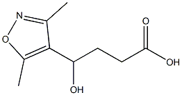 4-(3,5-dimethyl-1,2-oxazol-4-yl)-4-hydroxybutanoic acid 구조식 이미지