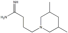 4-(3,5-dimethylpiperidin-1-yl)butanimidamide Structure
