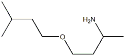 4-(3-methylbutoxy)butan-2-amine Structure