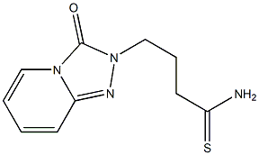 4-(3-oxo[1,2,4]triazolo[4,3-a]pyridin-2(3H)-yl)butanethioamide 구조식 이미지