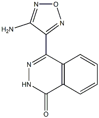 4-(4-amino-1,2,5-oxadiazol-3-yl)phthalazin-1(2H)-one Structure