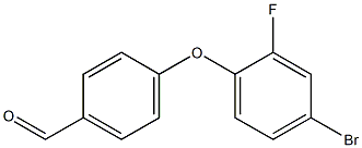 4-(4-bromo-2-fluorophenoxy)benzaldehyde 구조식 이미지