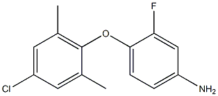 4-(4-chloro-2,6-dimethylphenoxy)-3-fluoroaniline 구조식 이미지