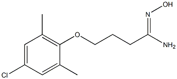 4-(4-chloro-2,6-dimethylphenoxy)-N'-hydroxybutanimidamide Structure
