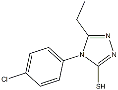 4-(4-chlorophenyl)-5-ethyl-4H-1,2,4-triazole-3-thiol Structure