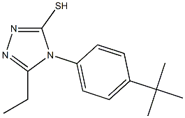 4-(4-tert-butylphenyl)-5-ethyl-4H-1,2,4-triazole-3-thiol Structure