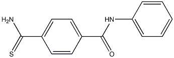 4-(aminocarbonothioyl)-N-phenylbenzamide Structure