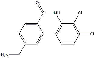 4-(aminomethyl)-N-(2,3-dichlorophenyl)benzamide 구조식 이미지