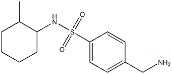 4-(aminomethyl)-N-(2-methylcyclohexyl)benzenesulfonamide Structure