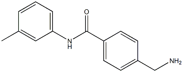 4-(aminomethyl)-N-(3-methylphenyl)benzamide Structure